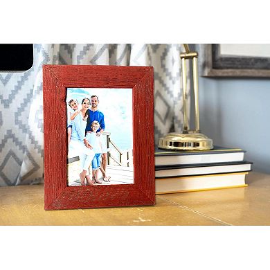 Rustic Farmhouse 8.5 in. x 11 in. Reclaimed Wood Picture Frame