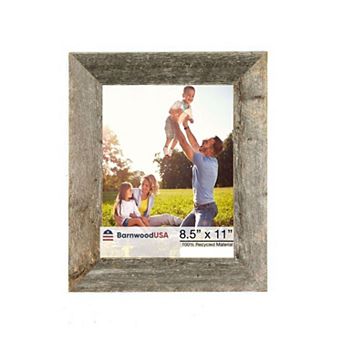 Rustic Farmhouse 8.5 in x 11 in Reclaimed Wood Picture Frame