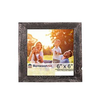 Rustic Farmhouse 6 in x 6 in Reclaimed Wood Picture Frame