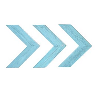 BarnwoodUSA Rustic Farmhouse 11 in x 14 in Reclaimed Wood Chevron Arrows (Set of 3)