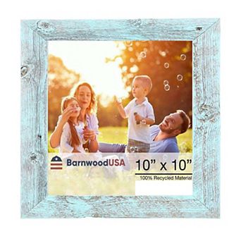 Rustic Farmhouse 10 in x 10 in Reclaimed Wood Picture Frame