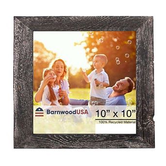 Rustic Farmhouse 10 in x 10 in Reclaimed Wood Picture Frame
