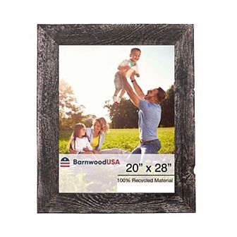 Rustic Farmhouse 20 in x 28 in Reclaimed Wood Picture Frame