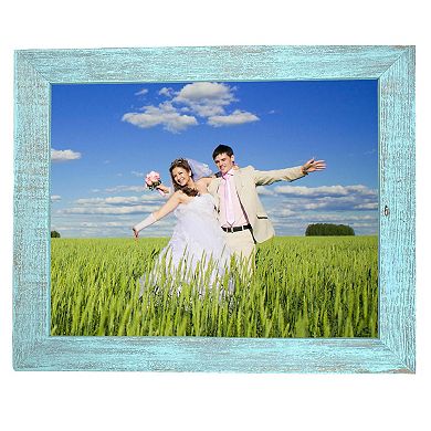 Rustic Farmhouse 9 in. x 12 in. Reclaimed Wood Picture Frame