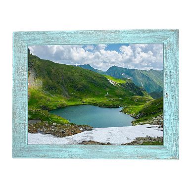 Rustic Farmhouse 22 in. x 28 in. Reclaimed Wood Picture Frame