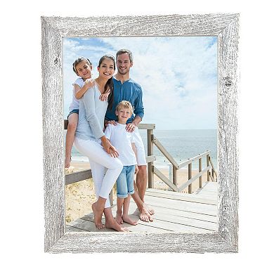 Rustic Farmhouse 22 in. x 28 in. Reclaimed Wood Picture Frame