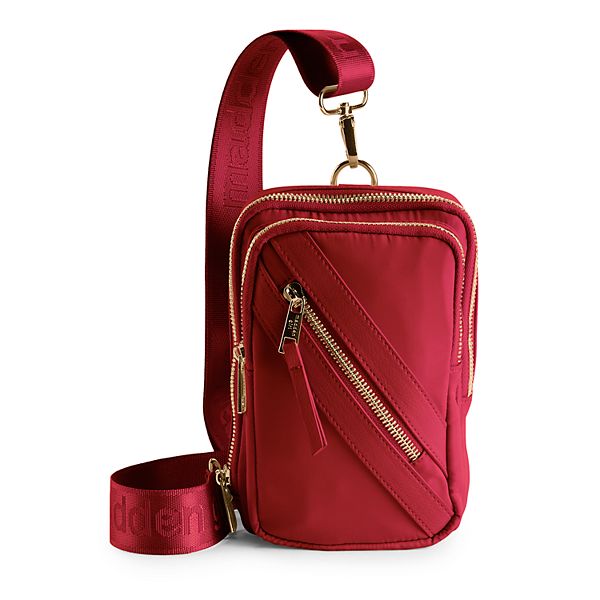 madden Girl Sling Crossbody Bag - Maroon