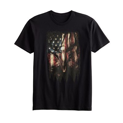 Men s Eagle American Flag Graphic Tee