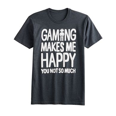 Men's Gaming Makes Me Happy Tee