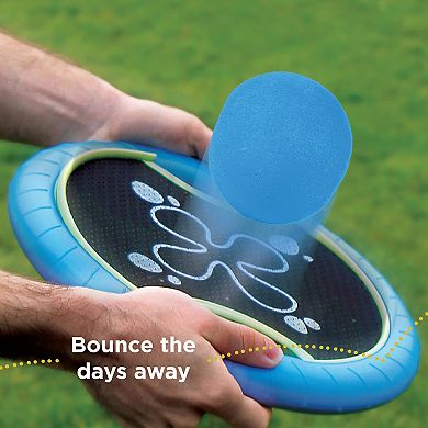 Wembley Trampoline Paddle Ball and Flying Disc Set, Indoor Outdoor Game for Two