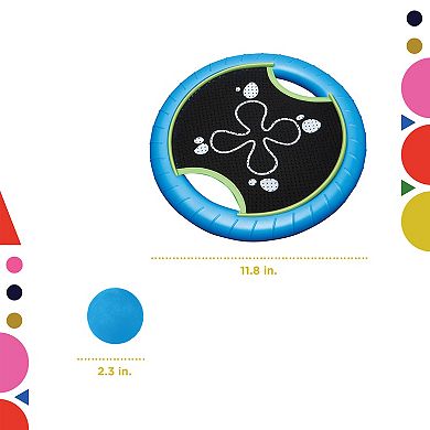 Wembley Trampoline Paddle Ball and Flying Disc Set, Indoor Outdoor Game for Two