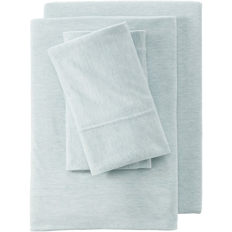 Lands End Lightweight Stretch Modal Jersey Heathered Sheets or 2-pack Pill