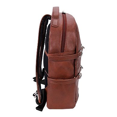 McKlein Oakland Leather 15-Inch Laptop & Tablet Backpack
