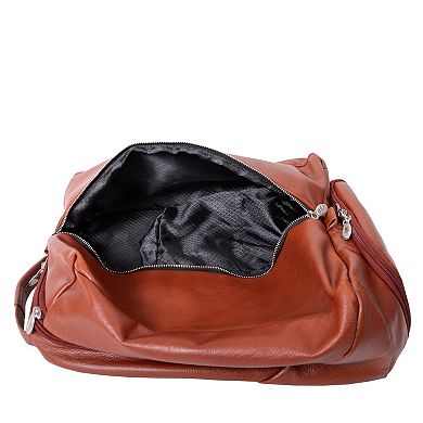 McKleinUSA South Shore Leather 17-Inch Laptop & Tablet Overnight Backpack