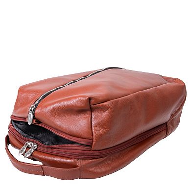 McKleinUSA South Shore Leather 17-Inch Laptop & Tablet Overnight Backpack