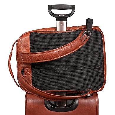 McKleinUSA South Shore Leather 17-Inch Laptop & Tablet Overnight Backpack