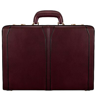 McKlein Turner Leather 4.5-Inch Expandable Attaché Briefcase