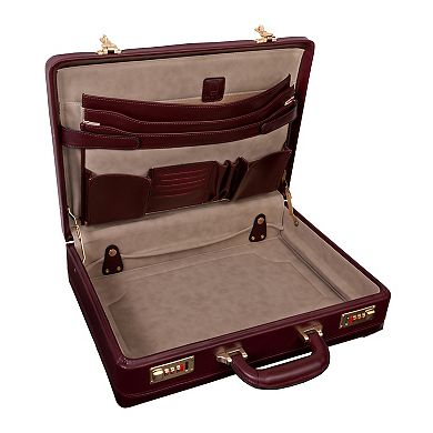 McKlein Turner Leather 4.5-Inch Expandable Attaché Briefcase