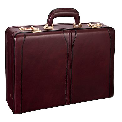 McKlein Turner Leather 4.5-Inch Expandable Attaché Briefcase