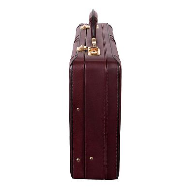 McKlein Turner Leather 4.5-Inch Expandable Attaché Briefcase