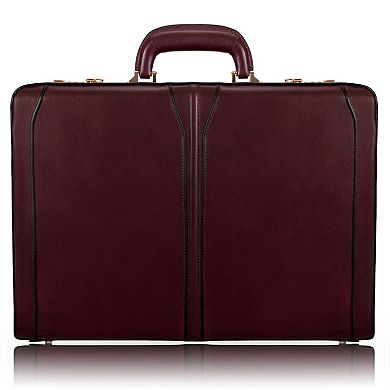 McKlein Turner Leather 4.5-Inch Expandable Attaché Briefcase