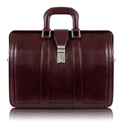 McKleinUSA Morgan Leather 17-Inch Litigator Laptop Briefcase