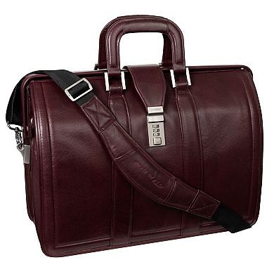 McKleinUSA Morgan Leather 17-Inch Litigator Laptop Briefcase
