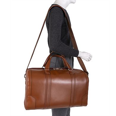 McKlein Kinzie Leather 20-Inch Carry-All Duffel Bag