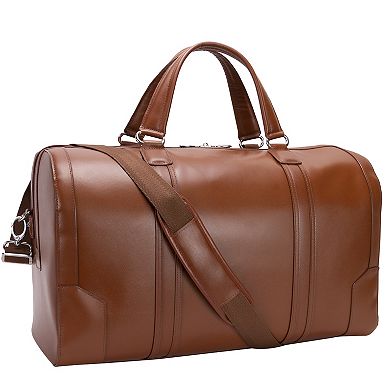 McKlein Kinzie Leather 20-Inch Carry-All Duffel Bag