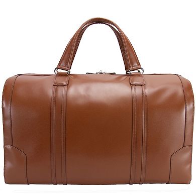 McKlein Kinzie Leather 20-Inch Carry-All Duffel Bag