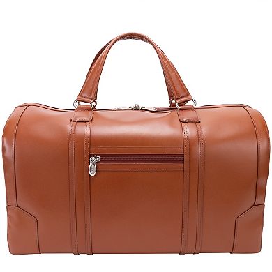 McKlein Kinzie Leather 20-Inch Carry-All Duffel Bag