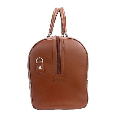 McKlein Kinzie Leather 20-Inch Carry-All Duffel Bag