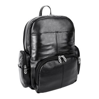 McKleinUSA Cumberland 15-Inch Dual Compartment Leather Laptop Backpack