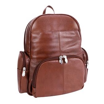McKleinUSA Cumberland 15-Inch Dual Compartment Leather Laptop Backpack