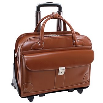 McKleinUSA Lakewood Leather 15-Inch Wheeled Ladies' Laptop Briefcase