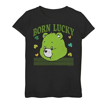 Girls 7-16 Care Bears Born Lucky Tee