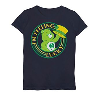 Girls 7-16 Care Bears Feeling Lucky Tee