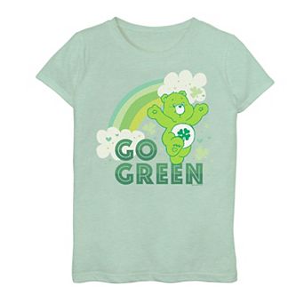 Girls 7-16 Care Bears Good Luck Bear Go Green Graphic Tee