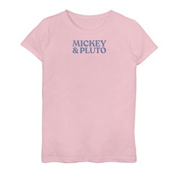 Girls 7-16 Mickey And Pluto Friendship Tee