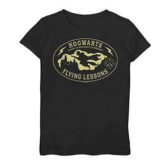 Girls 7-16 Harry Potter Hogwarts Flying Lessons Tee