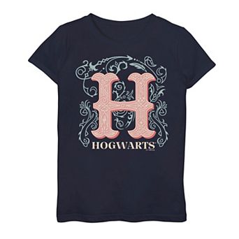 Girls 7-16 Harry Potter Hogwarts H Typography Tee