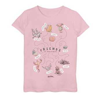 Girls 7-16 Harry Potter Friends At Hogwarts Tee