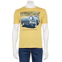 Licensed Character Mens Vintage Classic Car Graphic Tee Deals