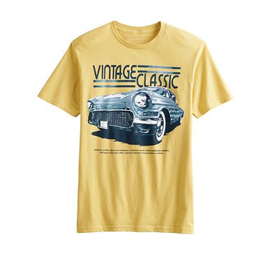 Men's "Vintage Classic" Car Graphic Tee