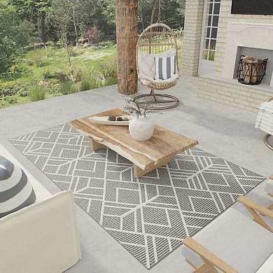 Loomaknoti Breyleigh Char Gray Area Rug