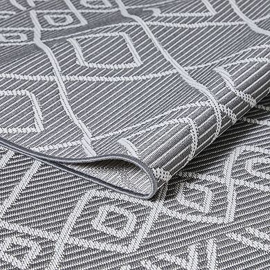 Loomaknoti Breyleigh Trellis Pattern Area Rug