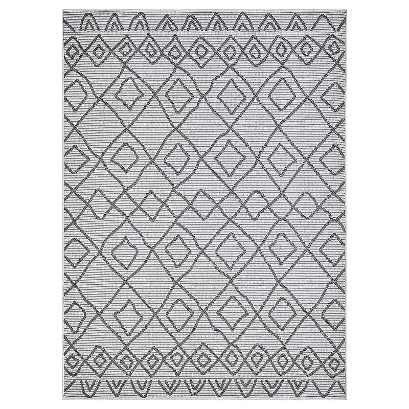 Loomaknoti Breyleigh Area Rug, White, 10X13 Ft