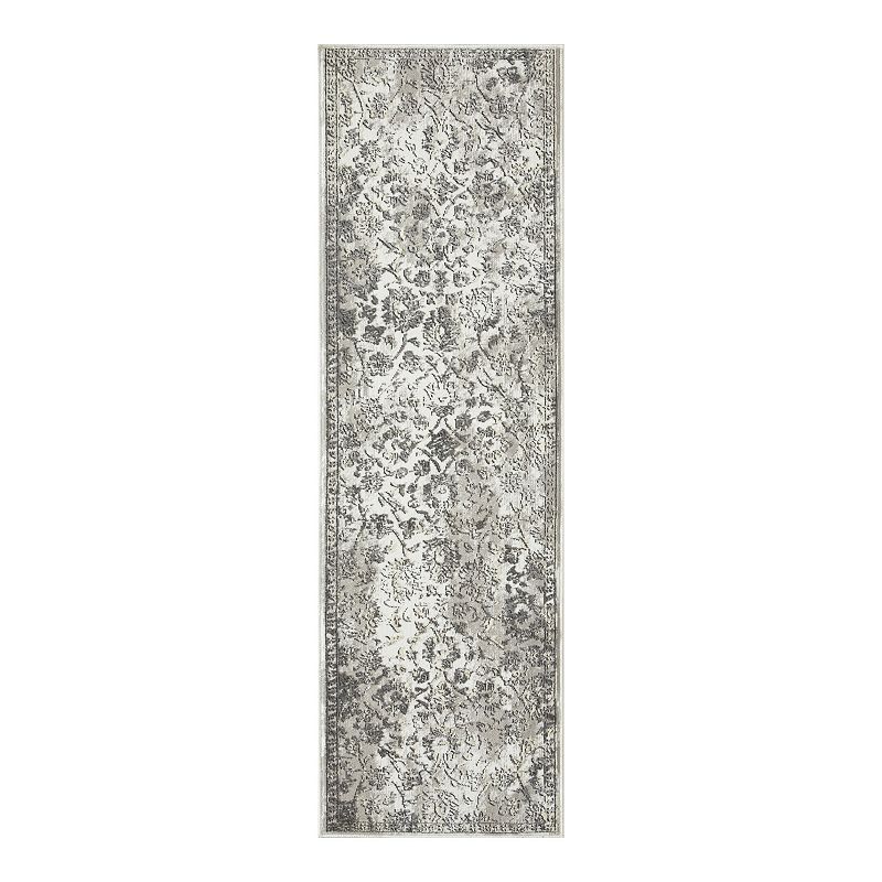 Loomaknoti Aysal Alazah Area Rug, Grey, 5X7 Ft