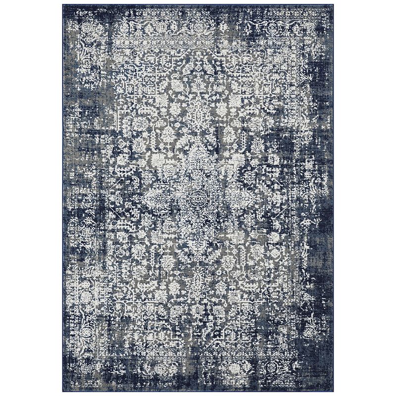 Loomaknoti Aysal Athna Area Rug, Blue, 10X13 Ft