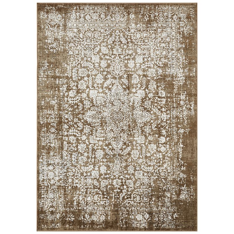 Loomaknoti Aysal Athna Area Rug, White, 10X13 Ft